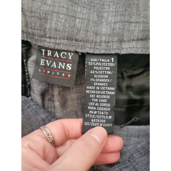 Womens Tracy Evans size 1 gray trouser - Picture 3 of 9